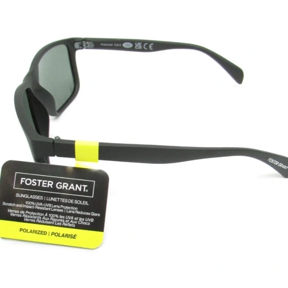 Men's Black Polarized Swim Sunglasses